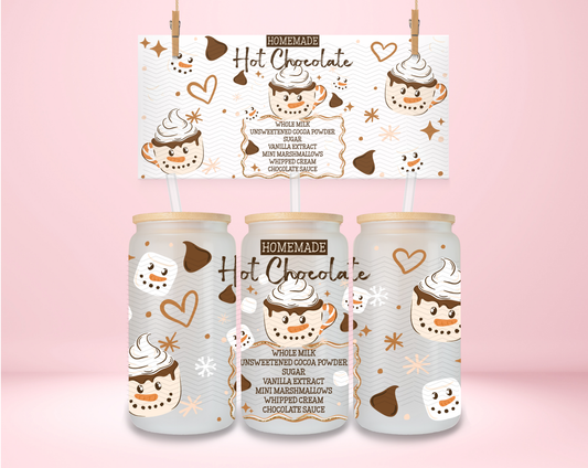 Hot Chocolate Recipe UVDTF Wrap