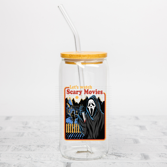 Let's Watch Scary Movies UVDTF Decal