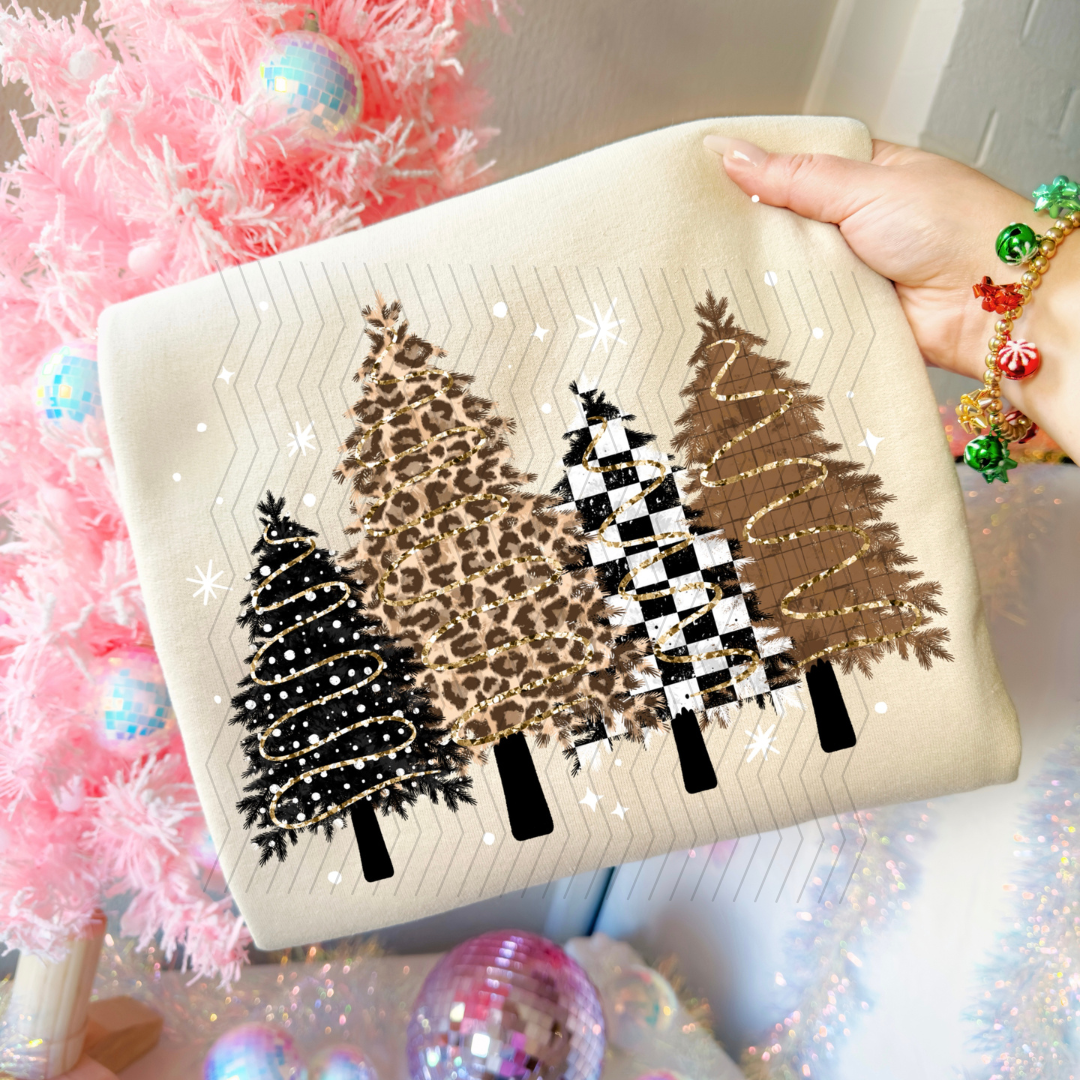 Leopard and Checkered Trees DTF