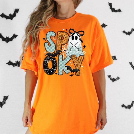 Spooky Checker Lace DTF