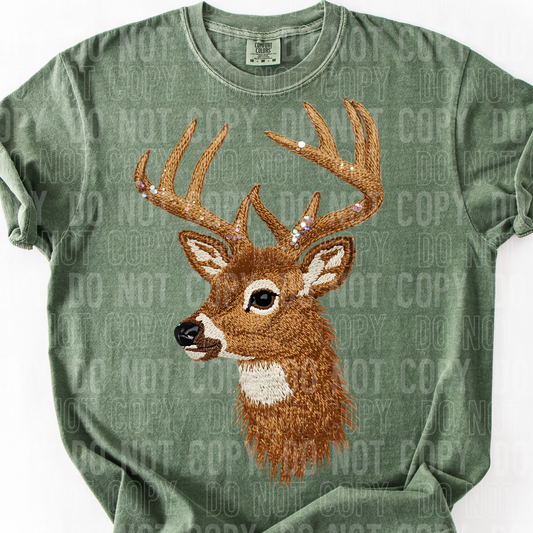 Deer Faux Yarn DTF
