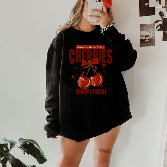 Hand Picked Cherries DTF