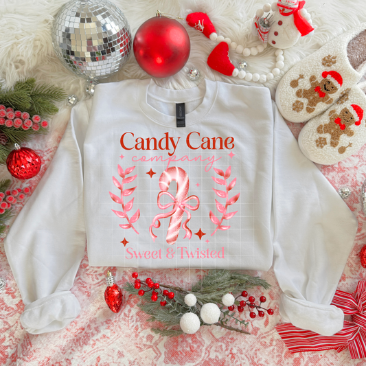 Pink Candy Cane Company DTF