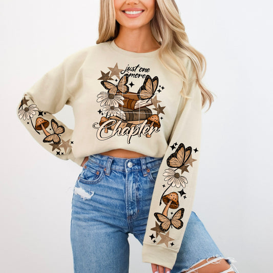 Just One More Chapter Butterfly W/ Sleeves DTF