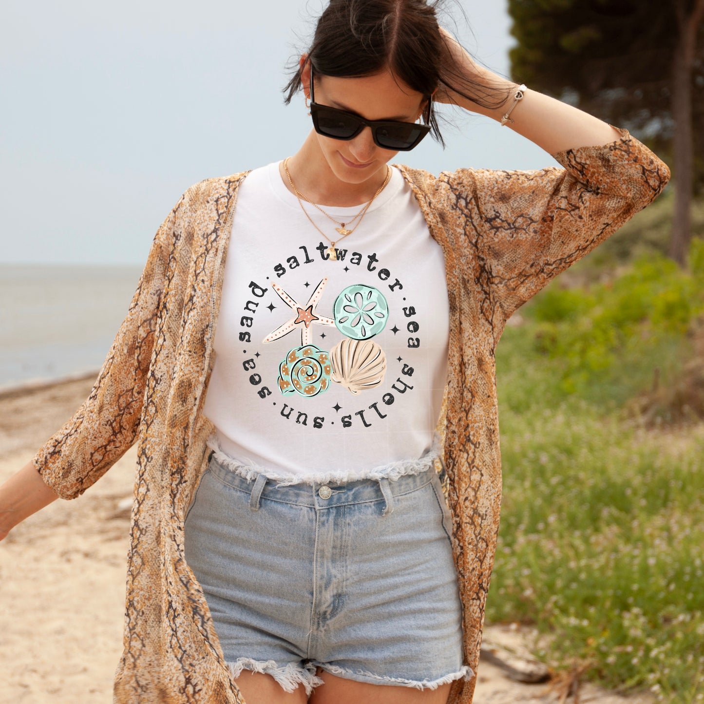 Seashell Circle DTF