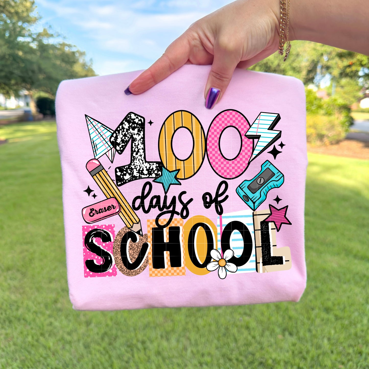 100 Days Of School- Girl DTF
