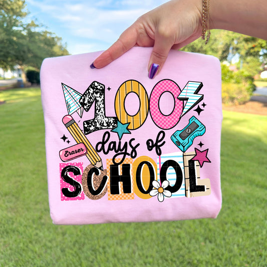 100 Days Of School- Girl DTF