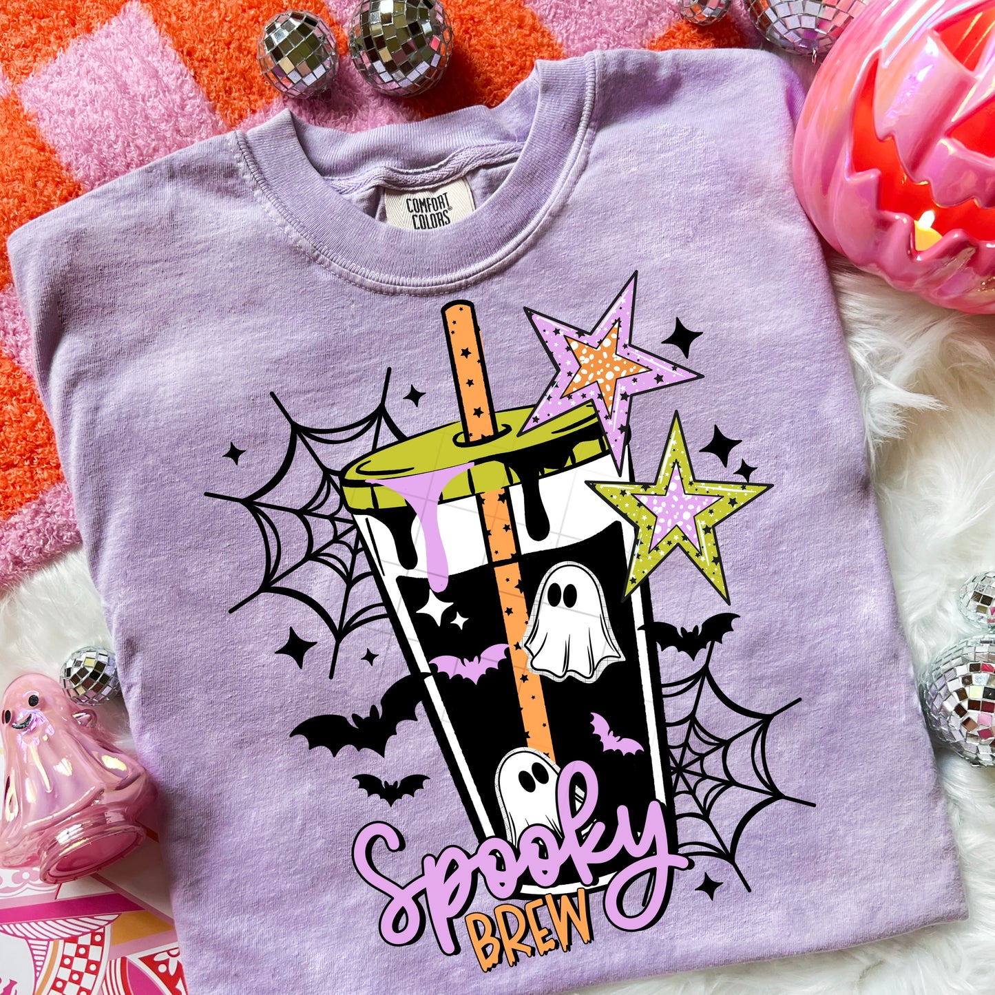 Spooky Brew Coffee Drip DTF