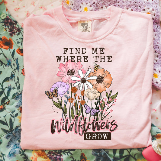 Where The Wildflowers Grow DTF