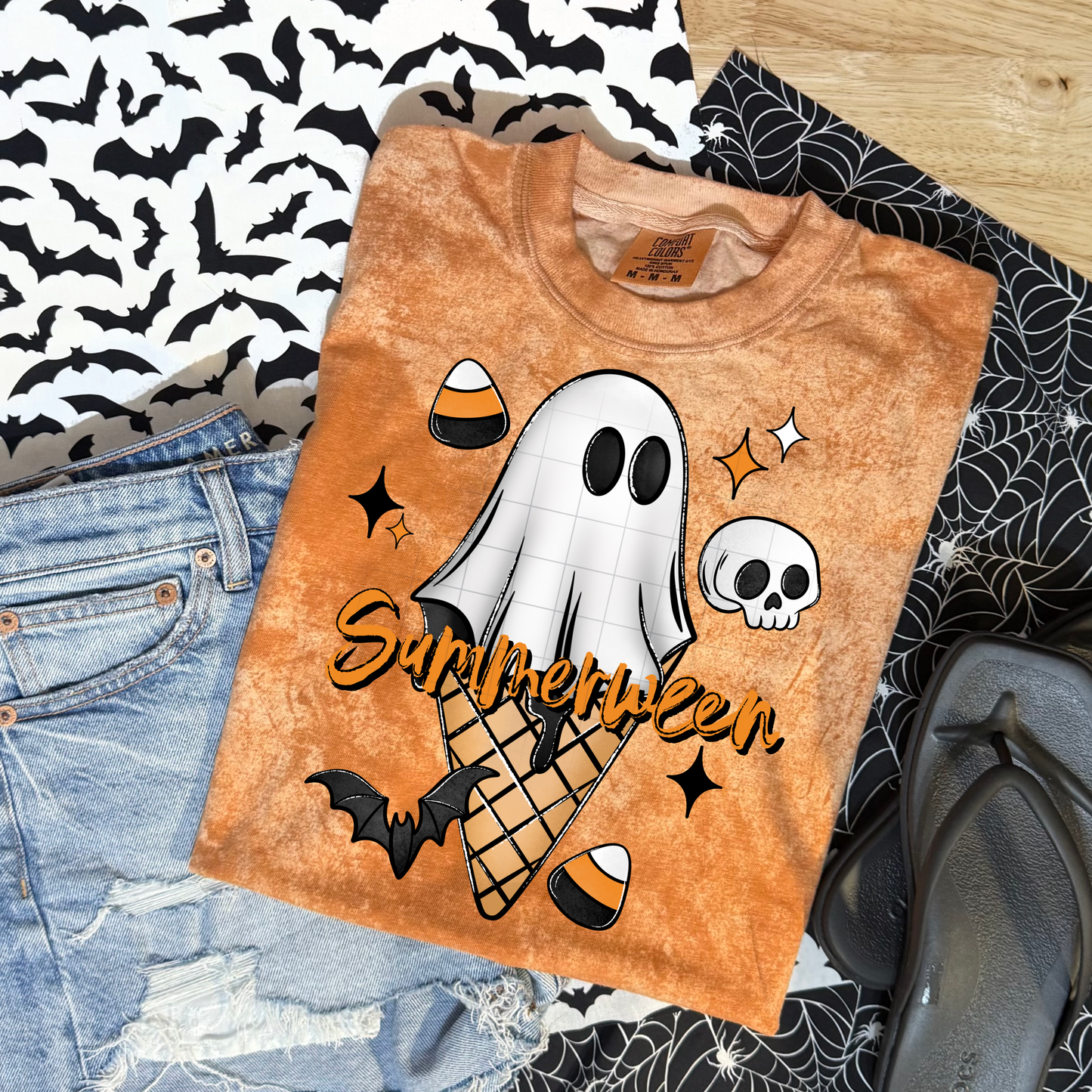 Summerween Ice Cream Ghostie  DTF
