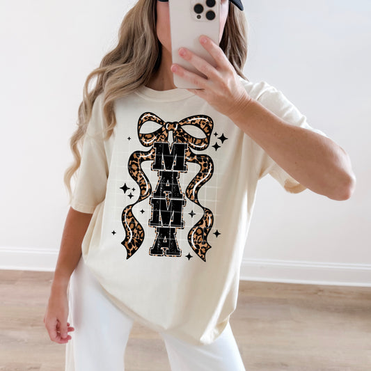 Mama Leopard Coquette DTF