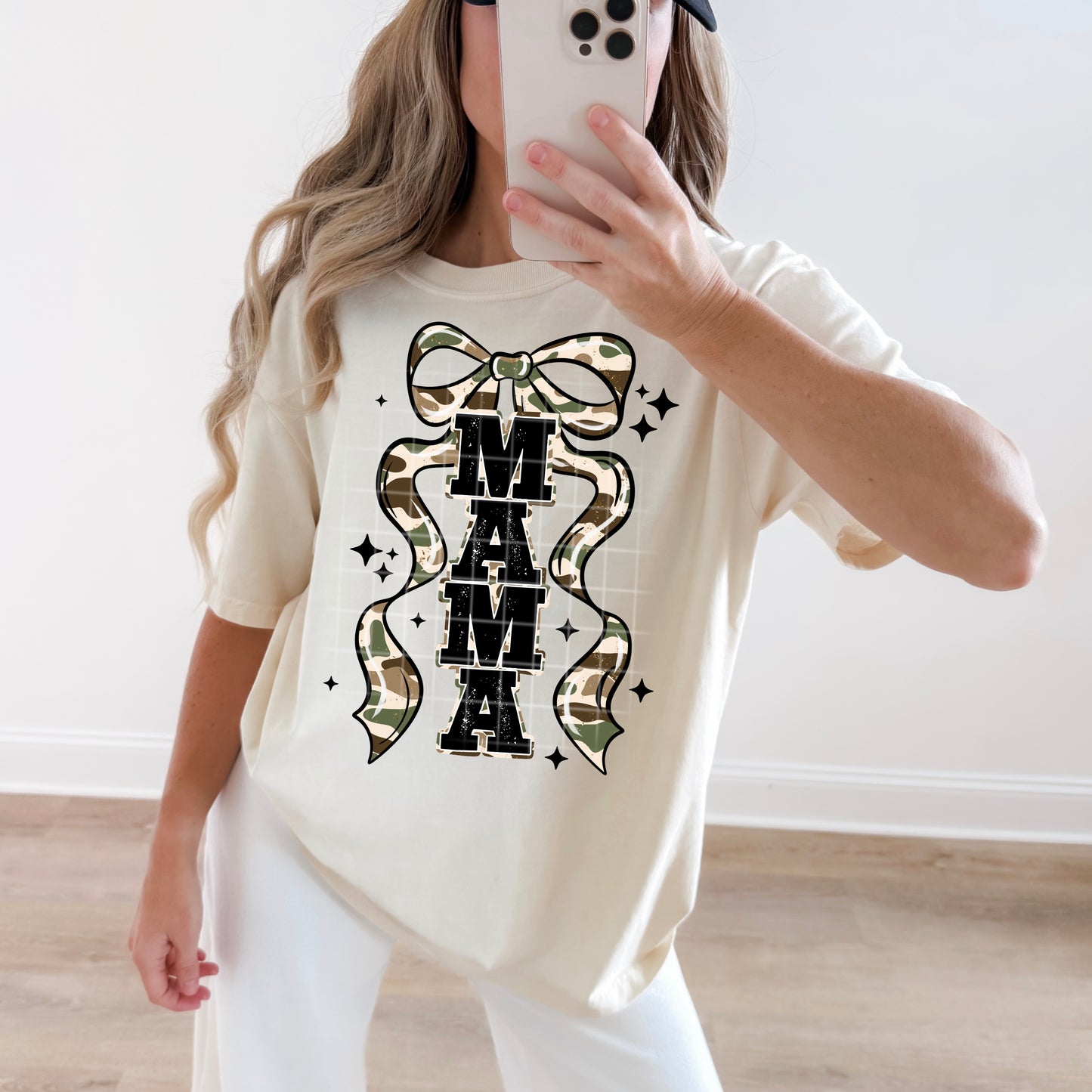 Mama Camo Coquette DTF