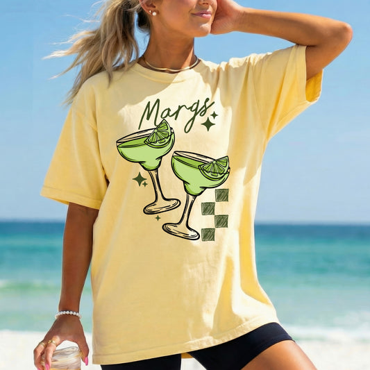 Green Margs Checkered DTF