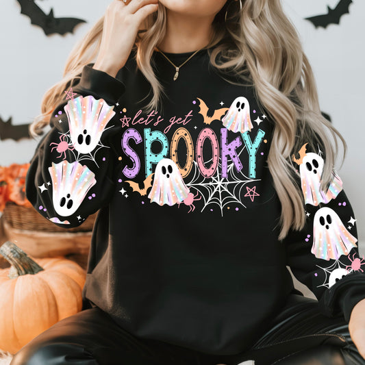 Let's Get Spooky W/ Sleeves DTF