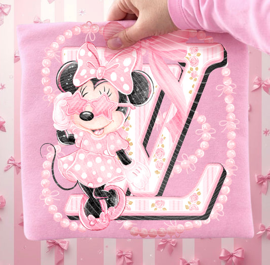 Designer Mouse Girly DTF