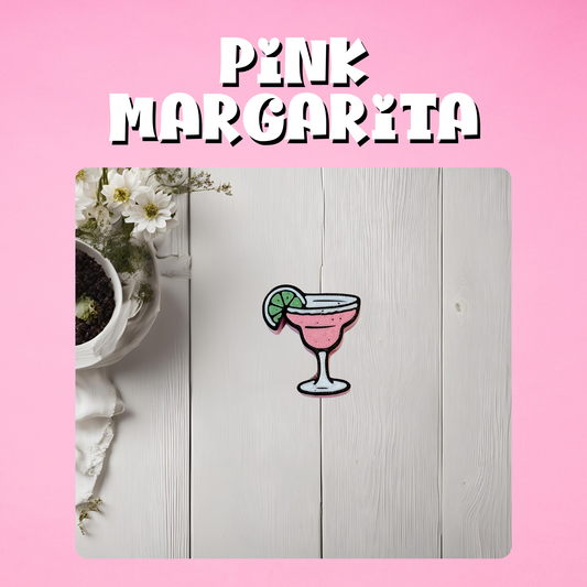 Pink Margarita Straw Topper