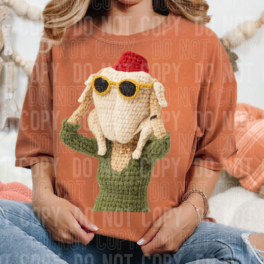 Turkey Head Faux Yarn DTF