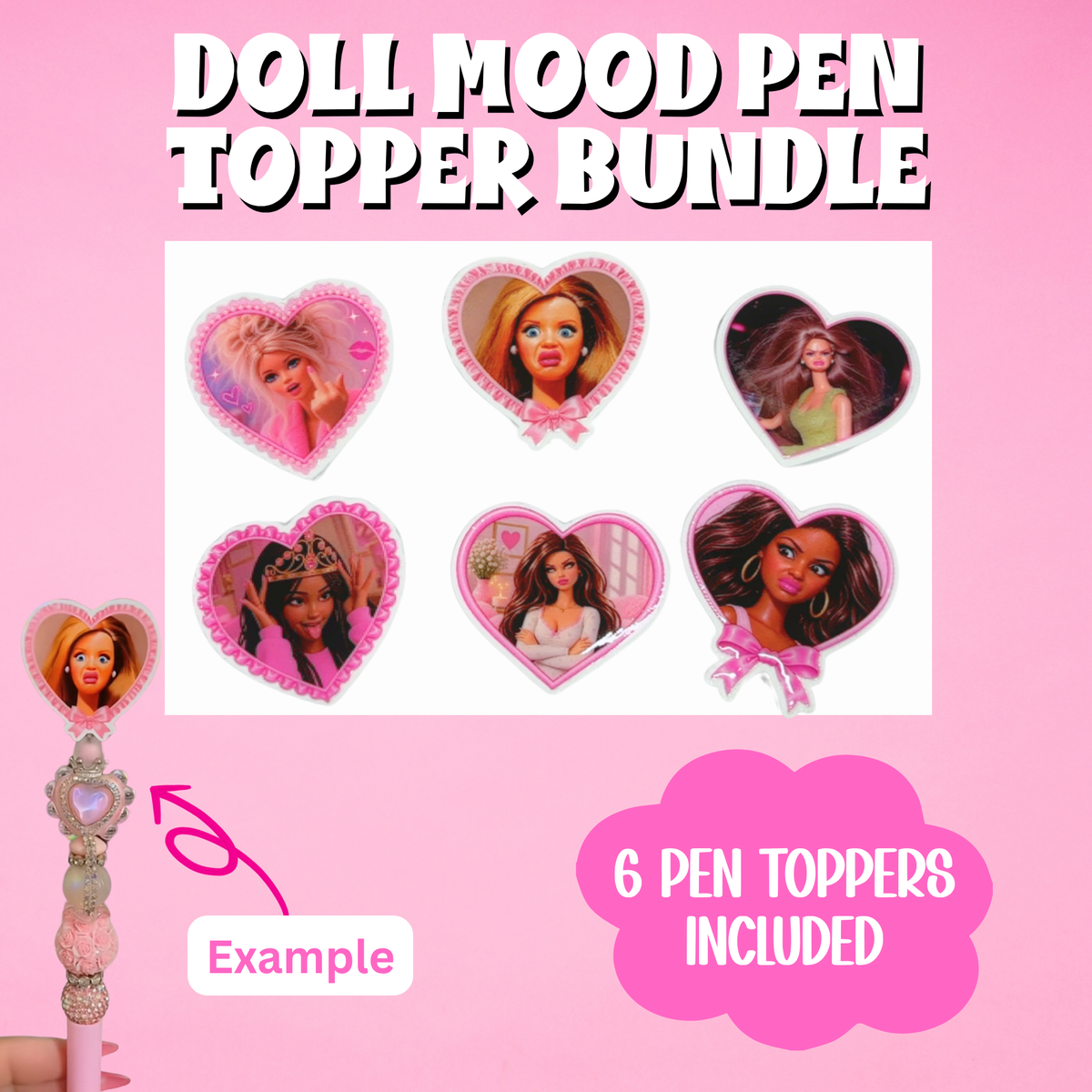 Doll Mood Pen Topper Bundle