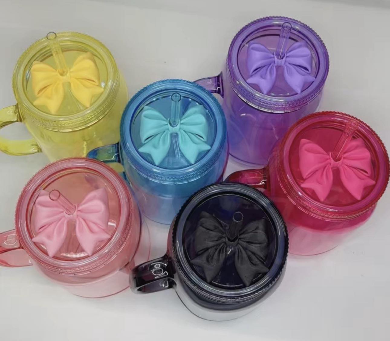 Coquette Bow 3D Lid Toppers