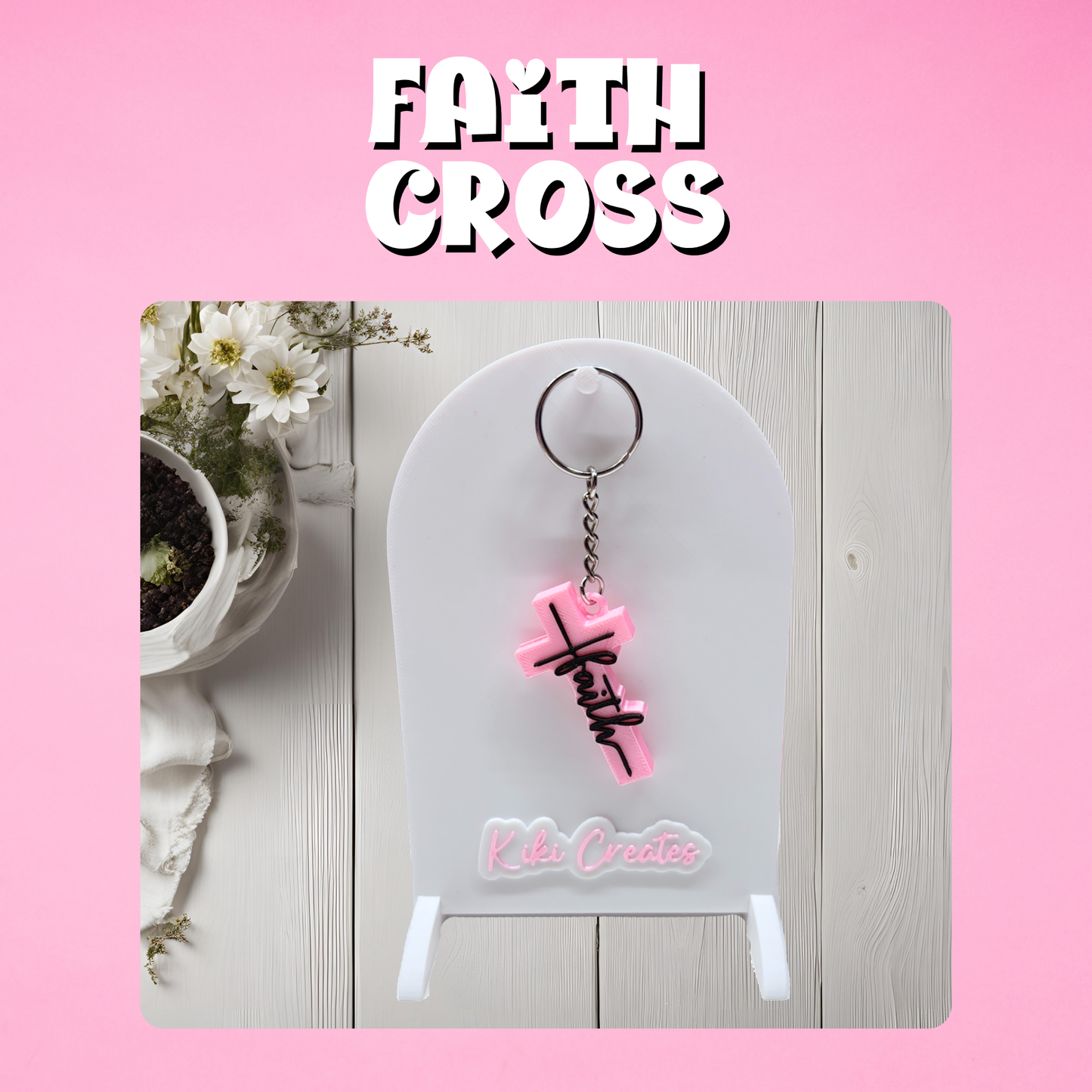 Faith Cross Keychain (Tab Opener)